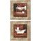 Bordo Vintage Bathroom by Marietta Cohen, 2 Piece Canvas Art Set